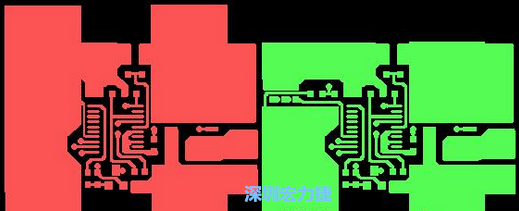 此操作可使文件中大部分的焊盤輸出后仍為焊盤，不會成為線性焊盤，并且不會產生像下圖一樣的短路情況